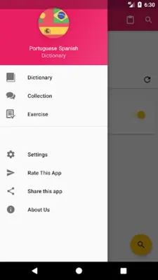 Portuguese Spanish Dictionary android App screenshot 5
